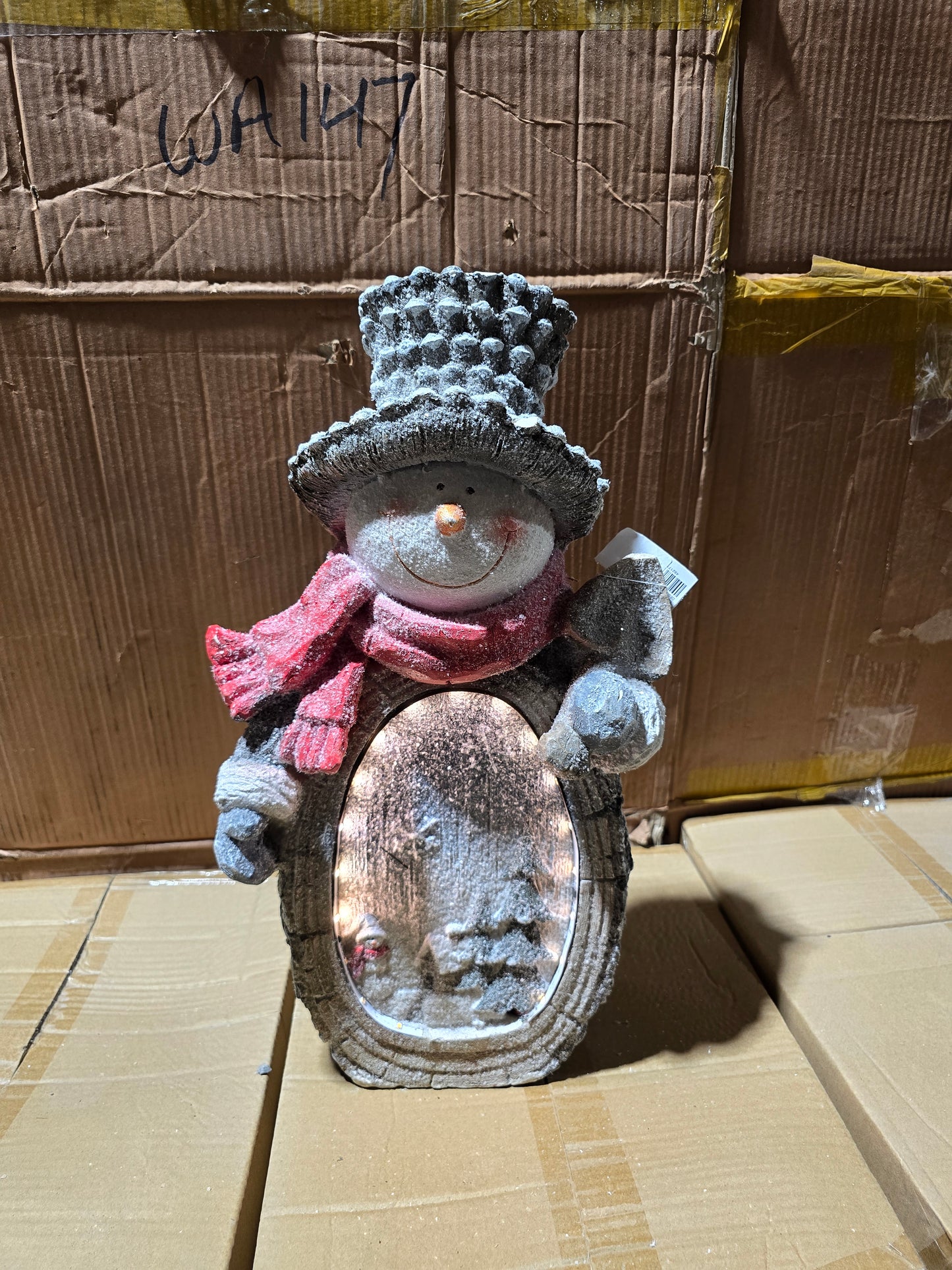 Christmas Snowman LED w/ Shovel