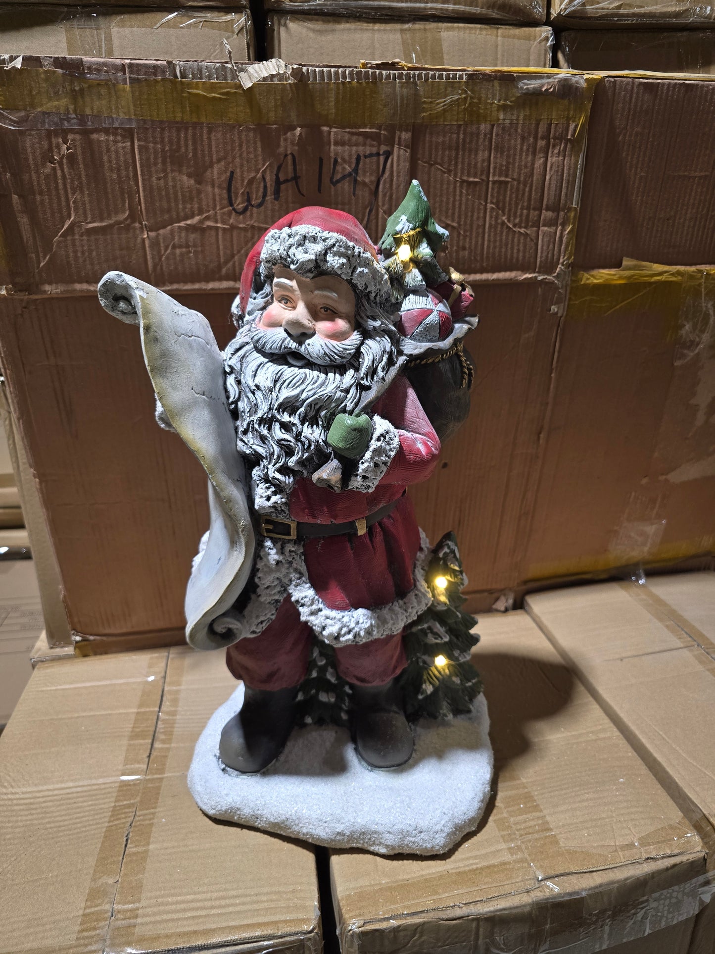 Santa LED Statue