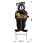 Lg. Brown Bear holding Welcome Sign