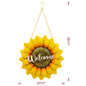 Fall Metal Hanging Sunflower