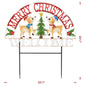 Christmas Metal Welcome Reindeer (6 Pack)