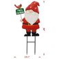 Christmas Metal Gnome Santa (6 Pack)