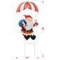 Christmas Metal Santa Parachute (8 Pack)