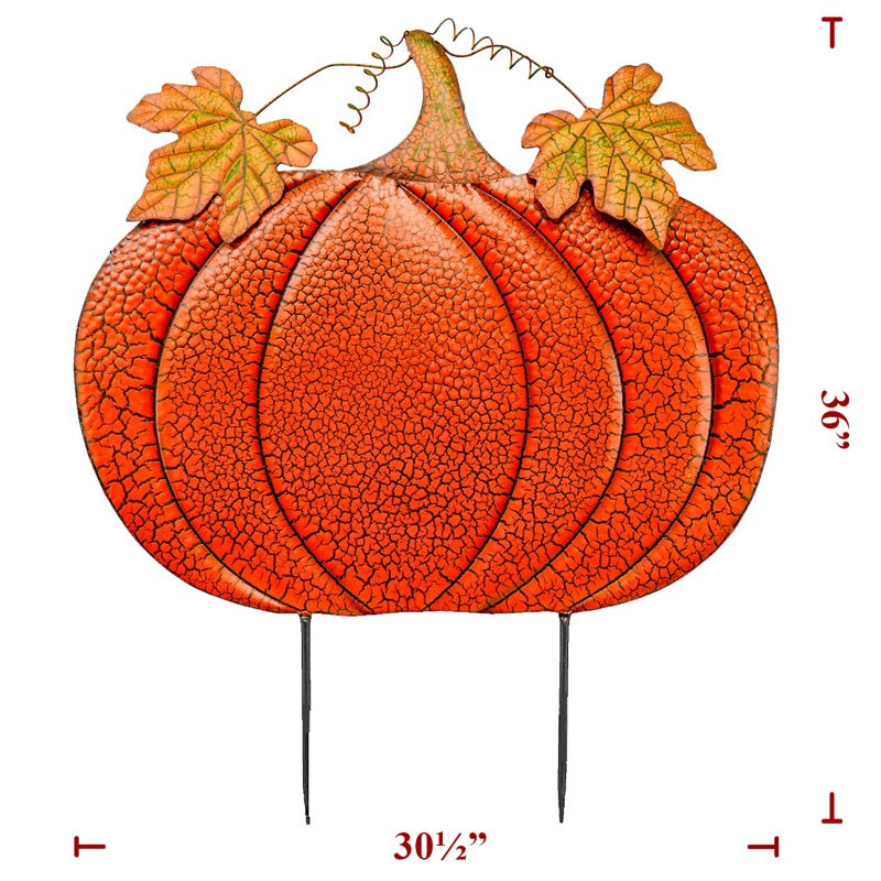 Wide Metal Pumpkin Stake