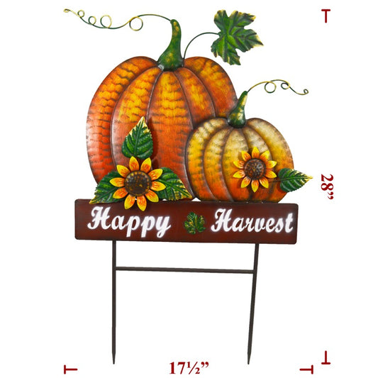 17.5x28" "Happy Harvest" Pumpkins