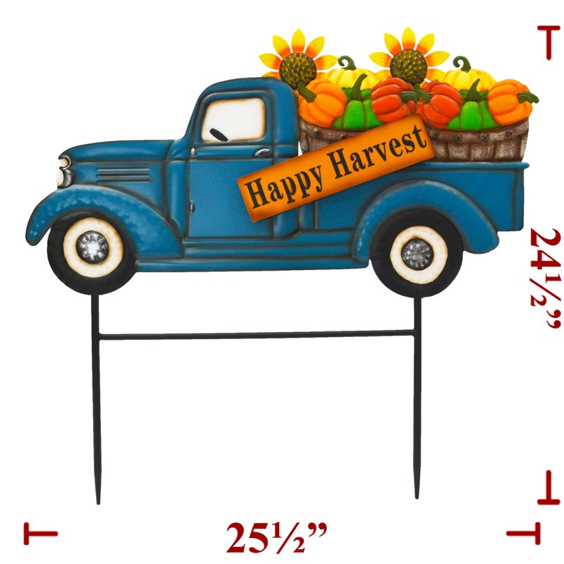 Blue Metal "Happy Harvest" Truck