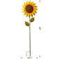 60" Metal Fall Sunflower on Pole