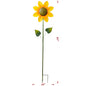 61" Metal Sunflower on Pole