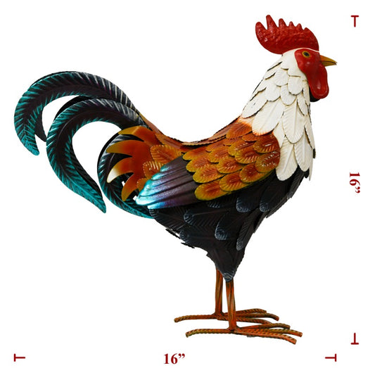 Metal Standing Rooster