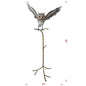 Metal Owl On Perch