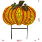 Fall Metal Yard Pumpkin "Yellow"