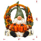 Fall Poly Wreath Gnome