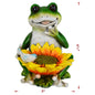 Poly frog W / Sunflower