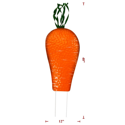 38" Metal Carrot