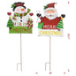 Christmas Metal 2 Asst. Stake (12 Pack)