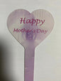 "Happy Mother's Day" Lavender Metal Pick