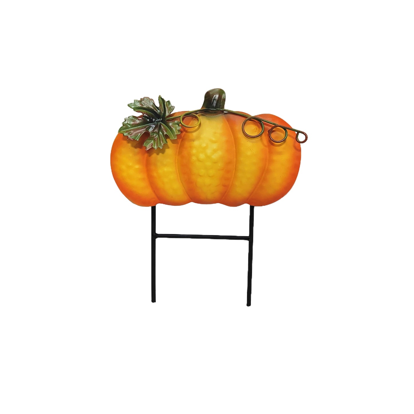 Fall metal small Pumpkin orange