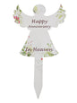 "Happy Anniversary" Cemetery Metal Stake