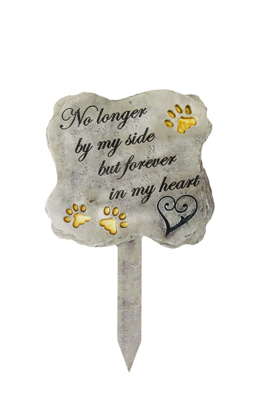 "No Longer By My Side" Animal Cemetery Stake