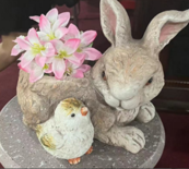 Rabbit & Bird Planter