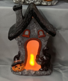 Light Up Halloween House