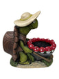 Turtle Planter w/ Yellow Hat