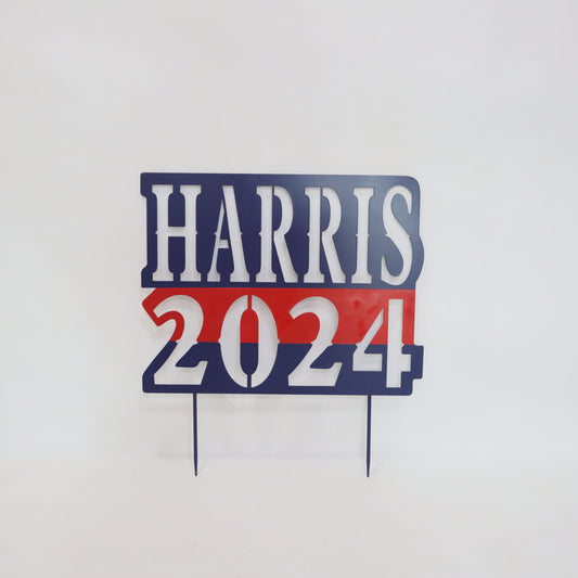 "Harris 2024" Metal Yard Stake