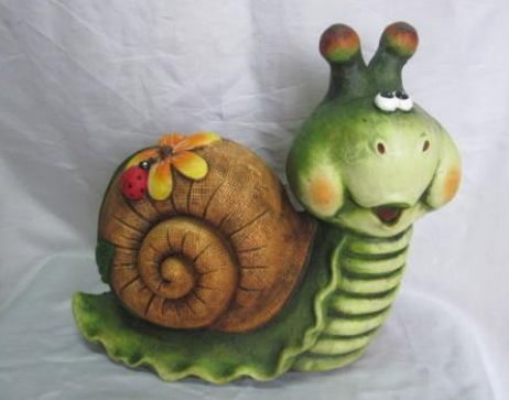 Green Snail Statue