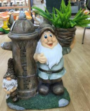 Gnome Planter Fire Hydrant