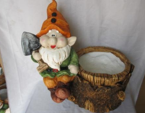 Joe the Construction Gnome Planter