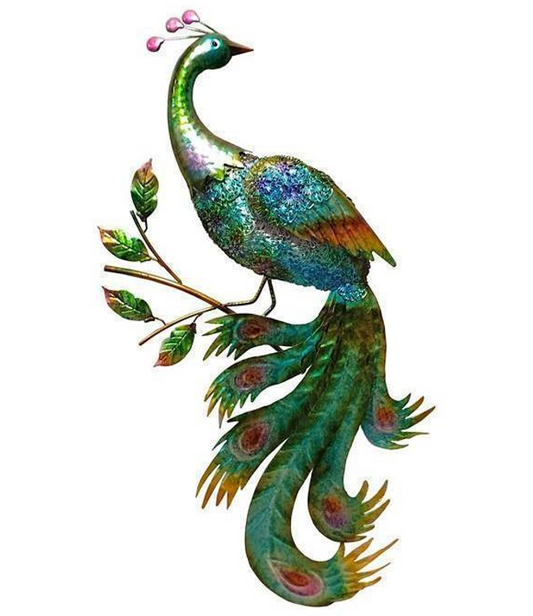 Metal Peacock Wall Decor