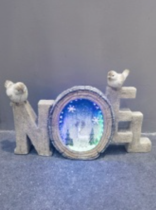 Christmas LED "NOEL" with Bird