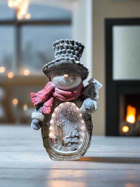 Christmas Snowman LED w/ Shovel