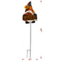 Fall Metal Gnome on Stake